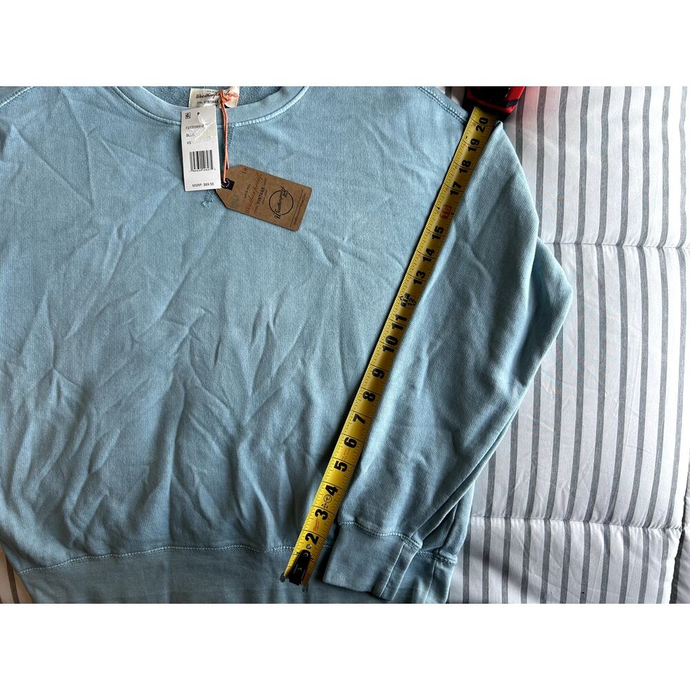 NWT Weatherproof Vintage Crew Neck Sweatshirt – Blue, Women’s XS - Picture 10 of 11